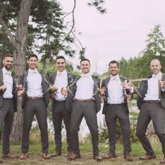 Groomsmen - Brook Farm Wedding