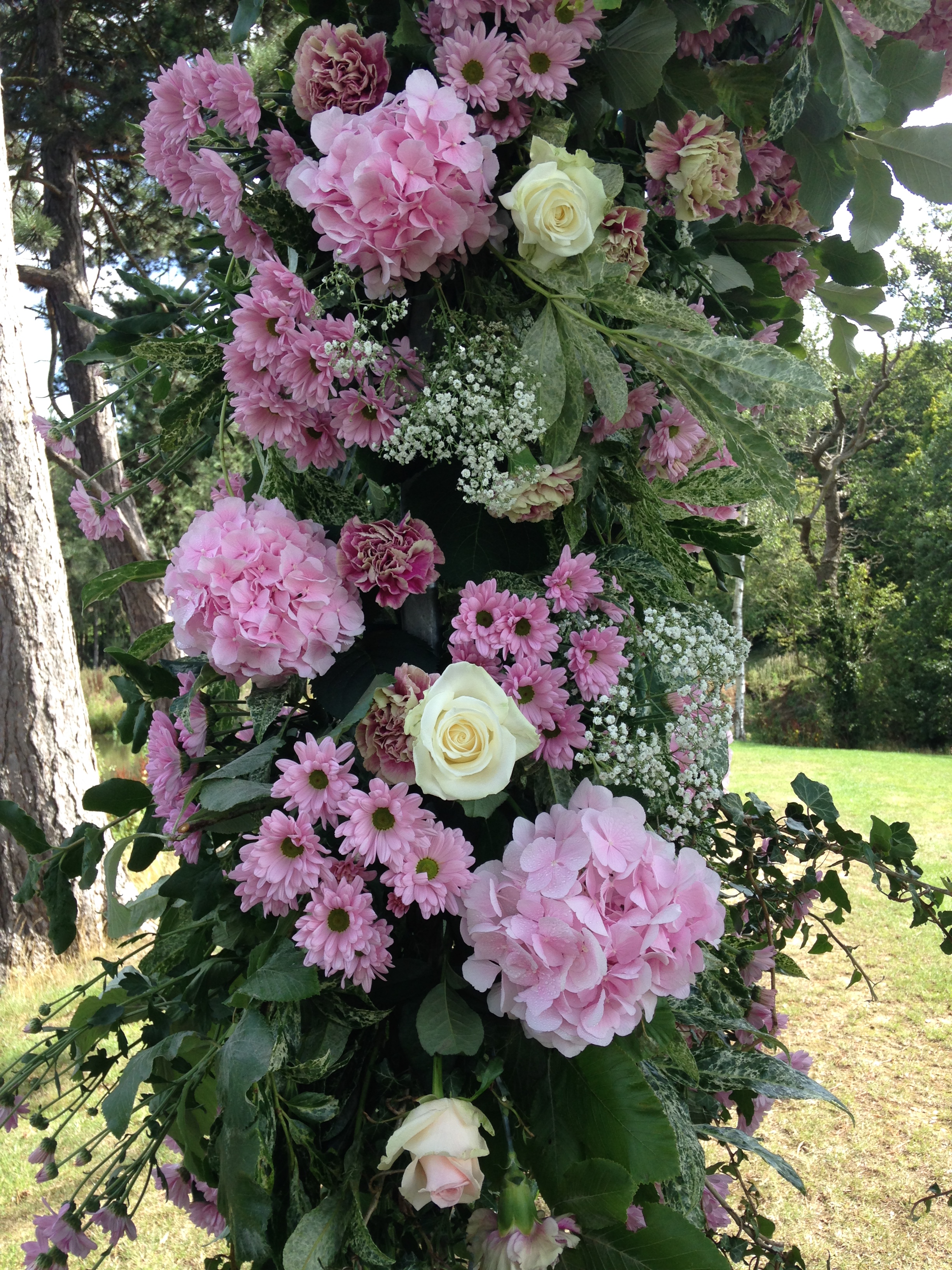 Flower Arch - Brook Farm Wedding