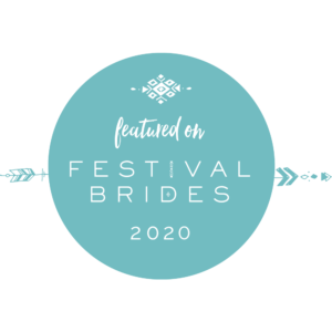 Featured on Festival Brides logo