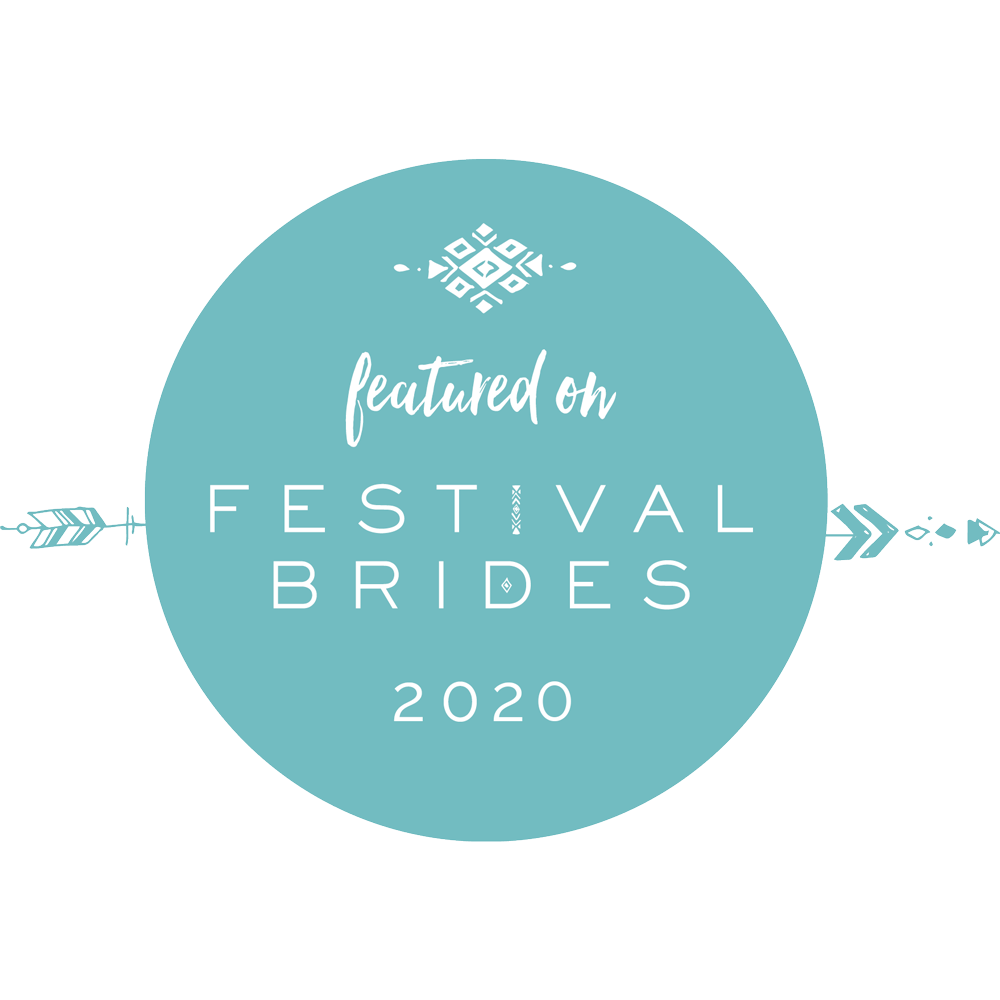 Featured on Festival Brides logo